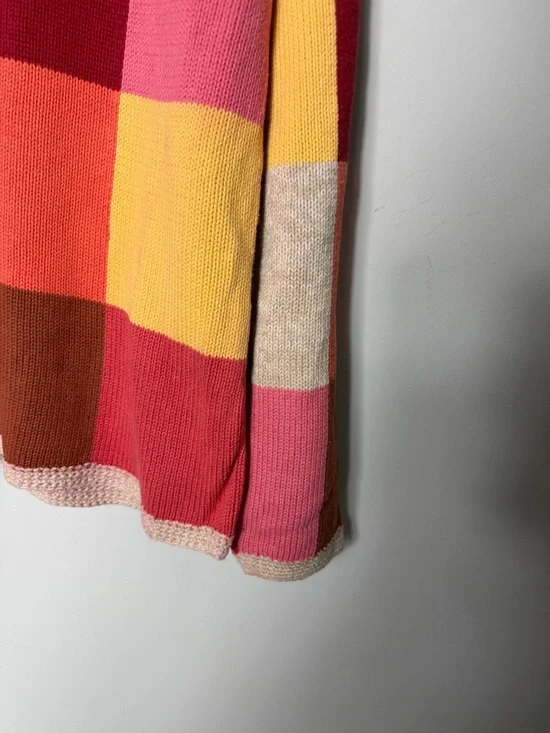 Vintage Appleseeds Ramie Cotton Cardigan Sweater Embroidered Fall Floral *o - Picture 9 of 10